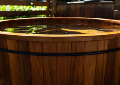 Teak Barrel Wooden Hot Tub