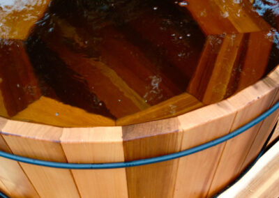 Wooden Hot Tub (pristine water)